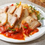 alt="豚肉の料理"