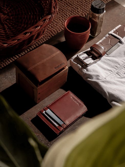 men leather wallet