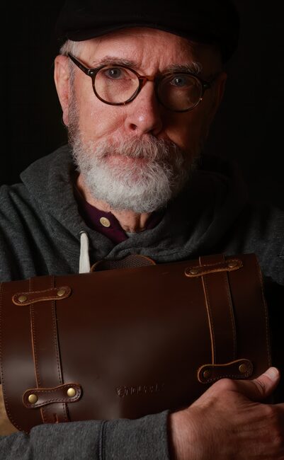 leather bag aging vintage
