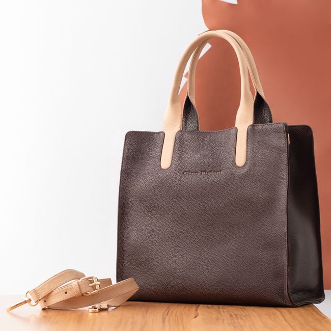 vegetable tanned leather bag