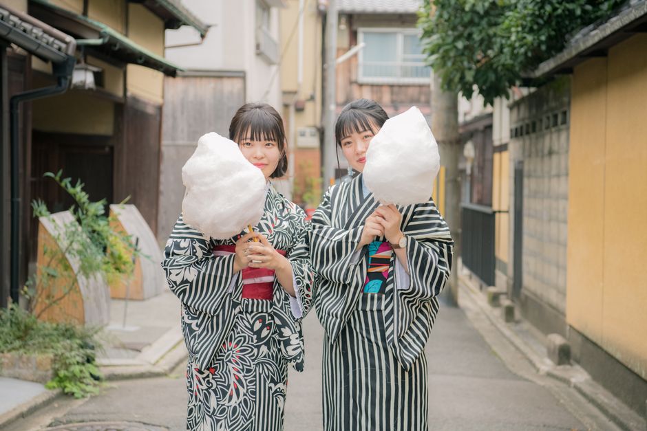 浴衣に合う巾着バッグ